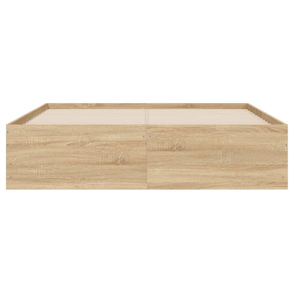 Giroletto Cassetti Rovere Sonoma 120x200 cm Legno Multistrato