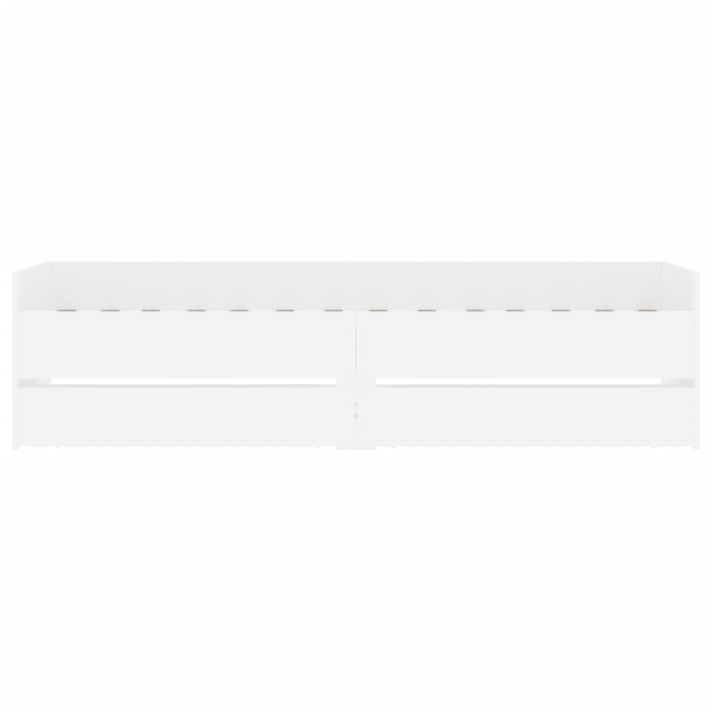 Giroletto con Cassetti Bianco 90x200 cm