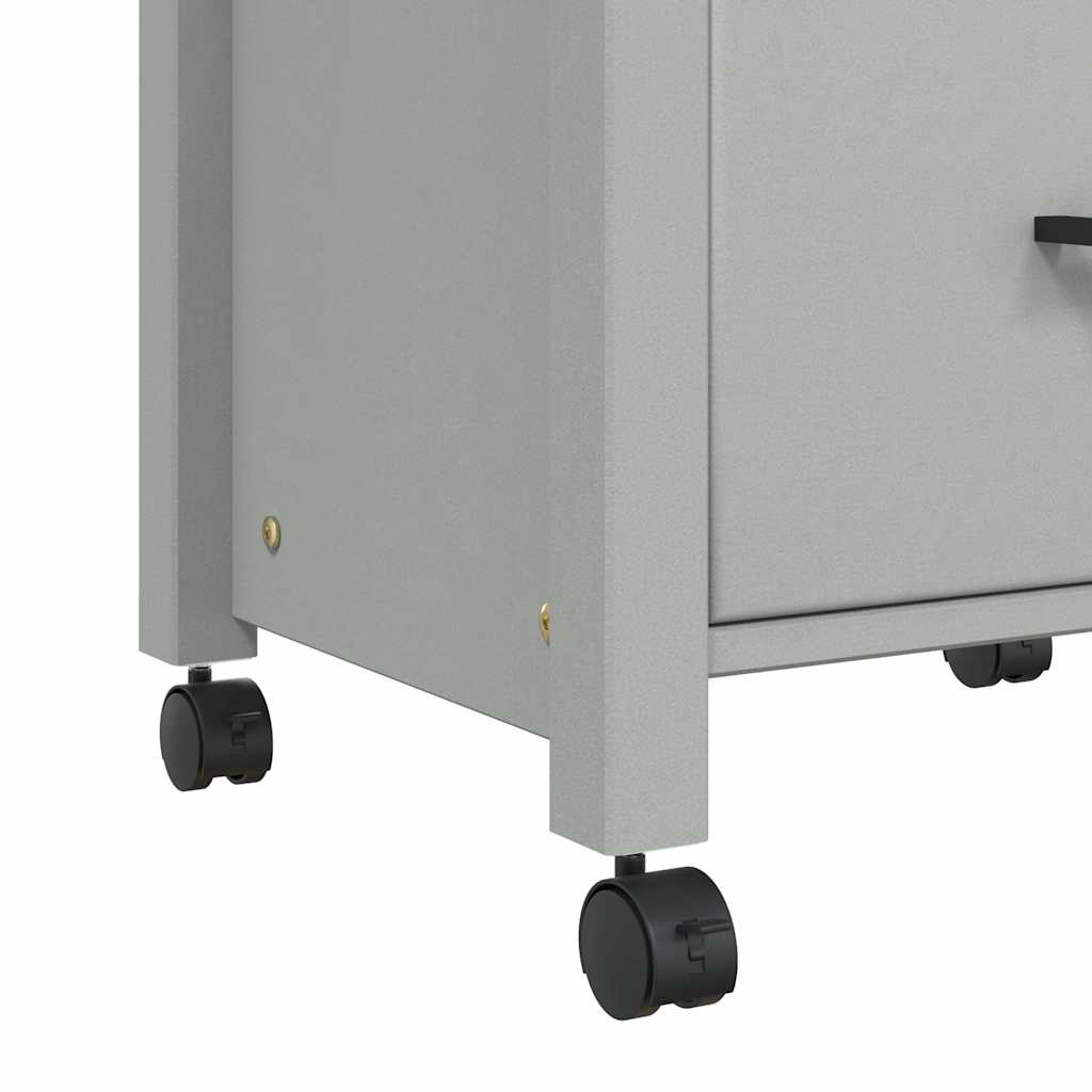 Carrello da Cucina MONZA 48x40x90 cm in Legno Massello di Pino - homemem39