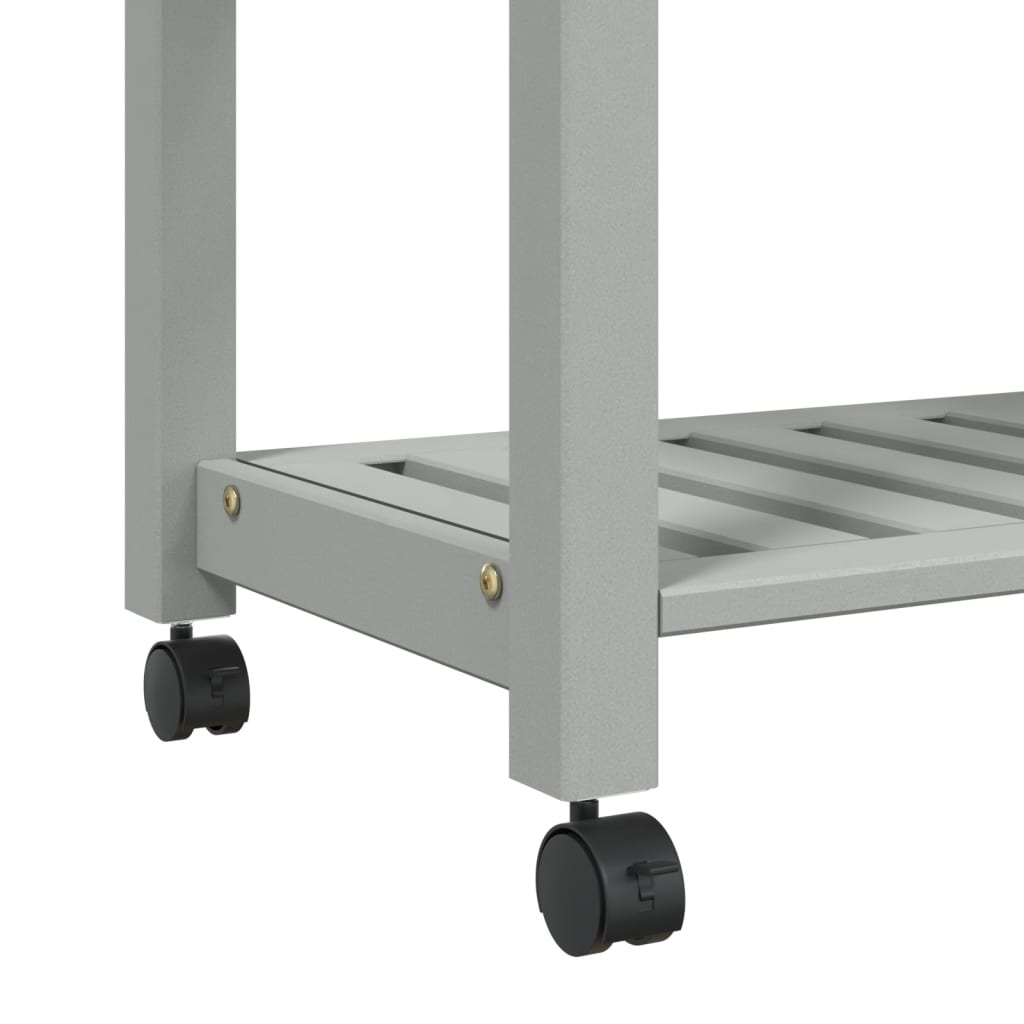 Carrello da Cucina MONZA 60x40x90 cm in Legno Massello di Pino - homemem39