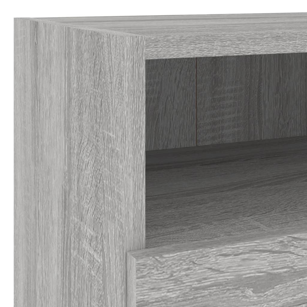 Mobili TV Muro 2pz Grigio Sonoma 40x30x30 cm Legno Multistrato | homemem39