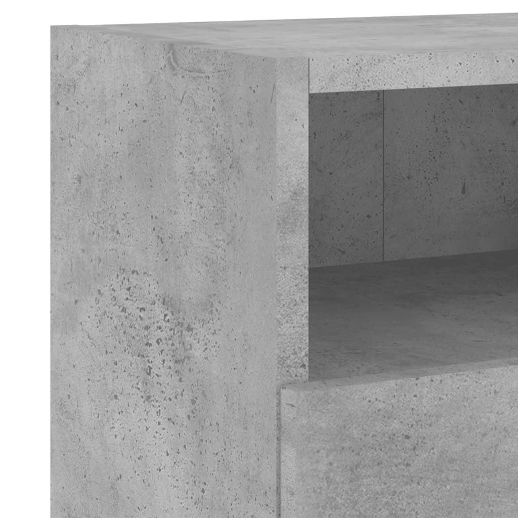 Mobile TV a Parete Grigio Cemento 60x30x30 cm Legno Multistrato | homemem39