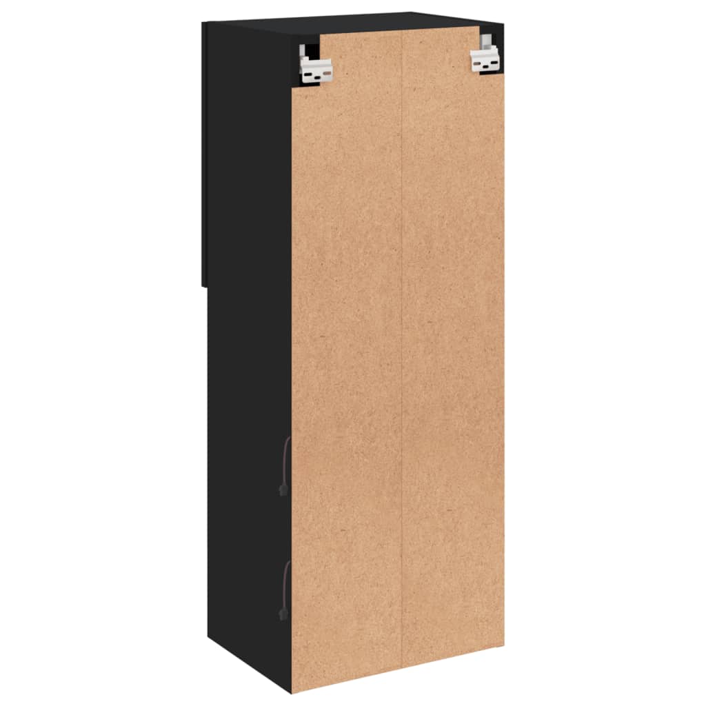 Mobile TV con Luci LED Nero 40,5x30x102 cm - homemem39