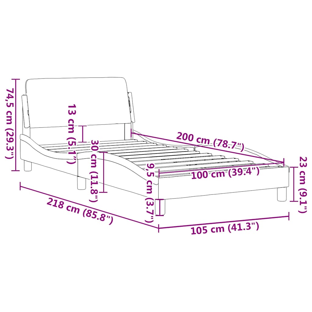 Giroletto Dover Marrone 100x200 cm in Similpelle | homemem39