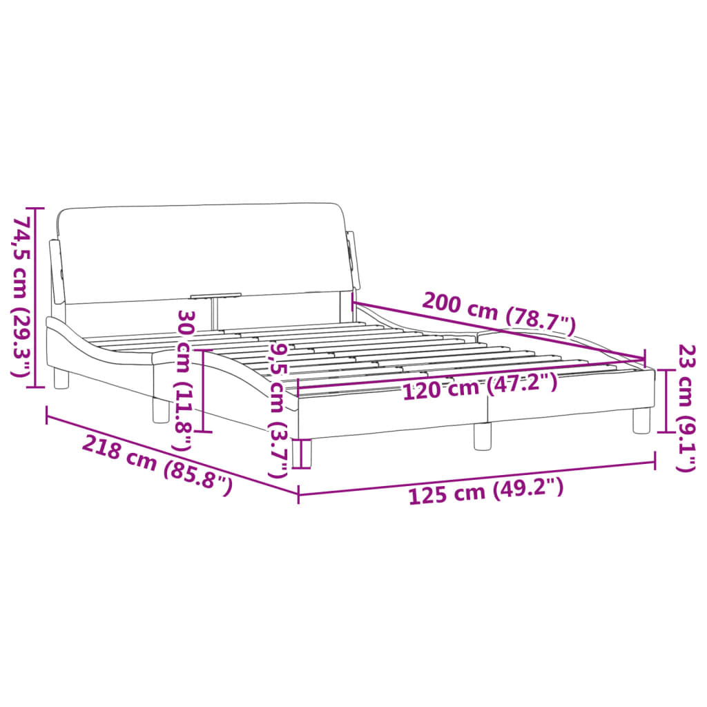 Giroletto Dover Cappuccino 120x200 cm in Similpelle | homemem39
