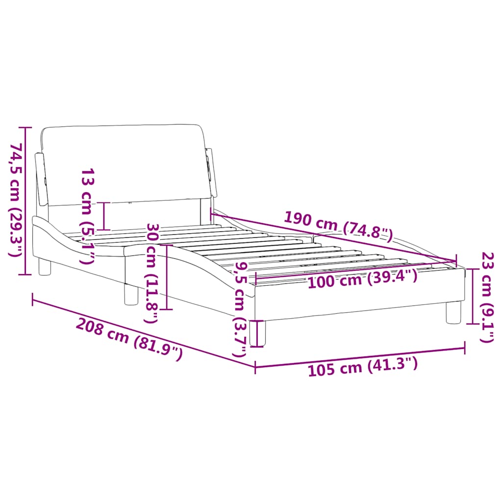 Giroletto Dover Grigio Chiaro 100x190 cm Tessuto | homemem39