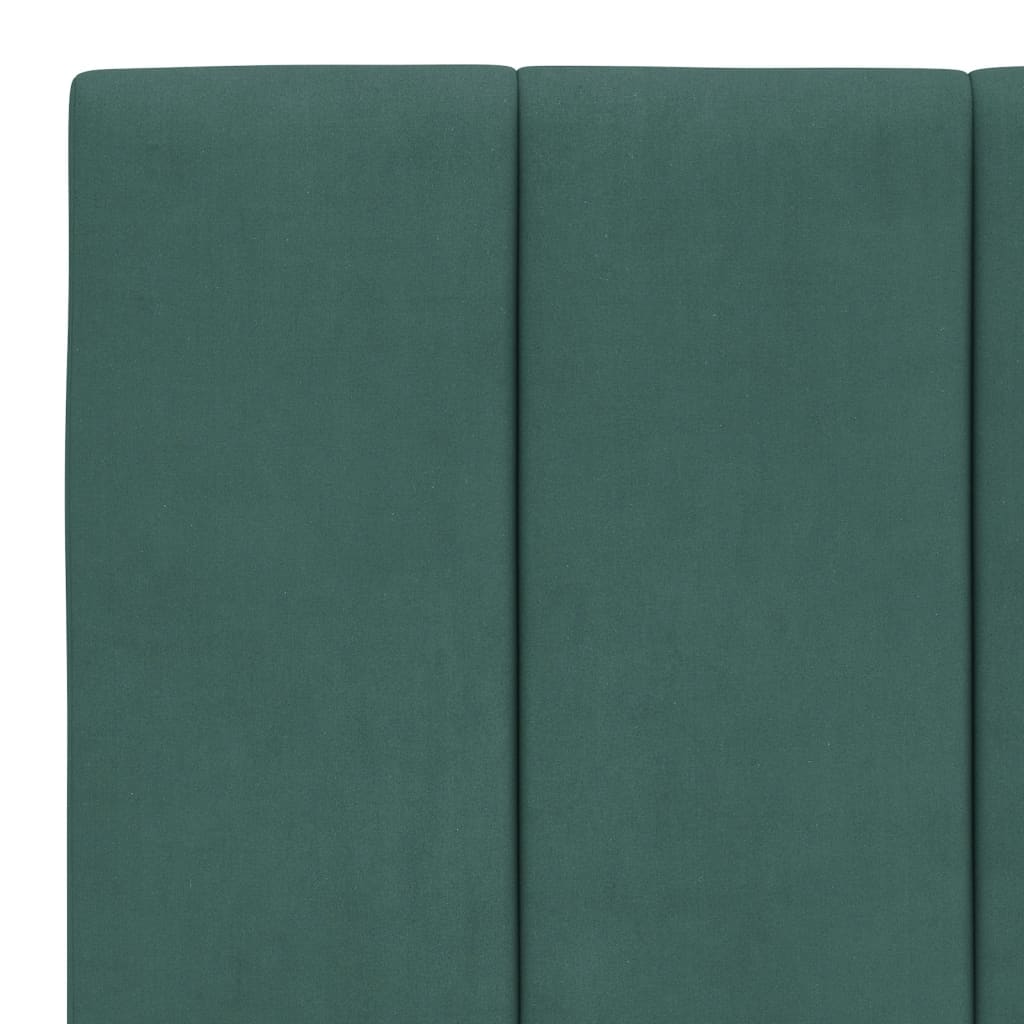Cuscino Testiera Verde Scuro 100 cm in Velluto