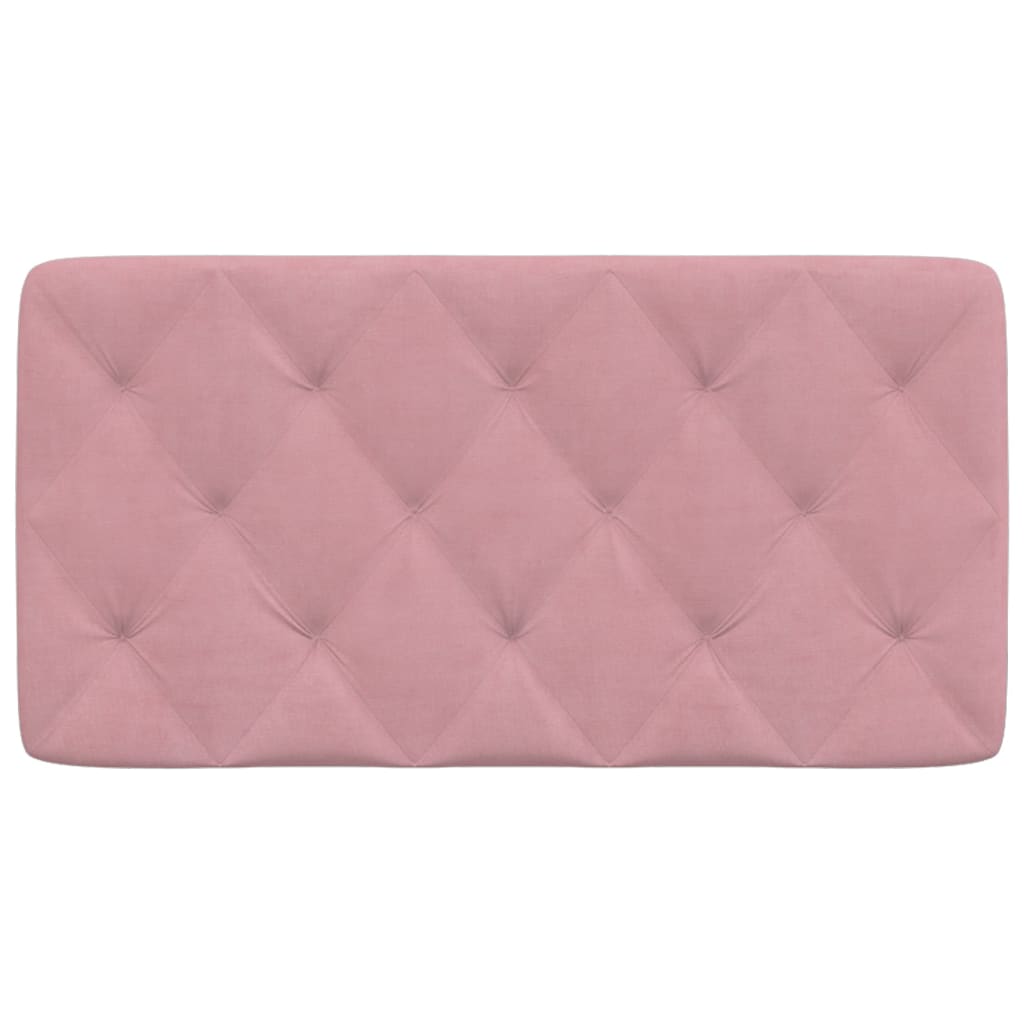 Cuscino Testiera Rosa 100 cm in Velluto