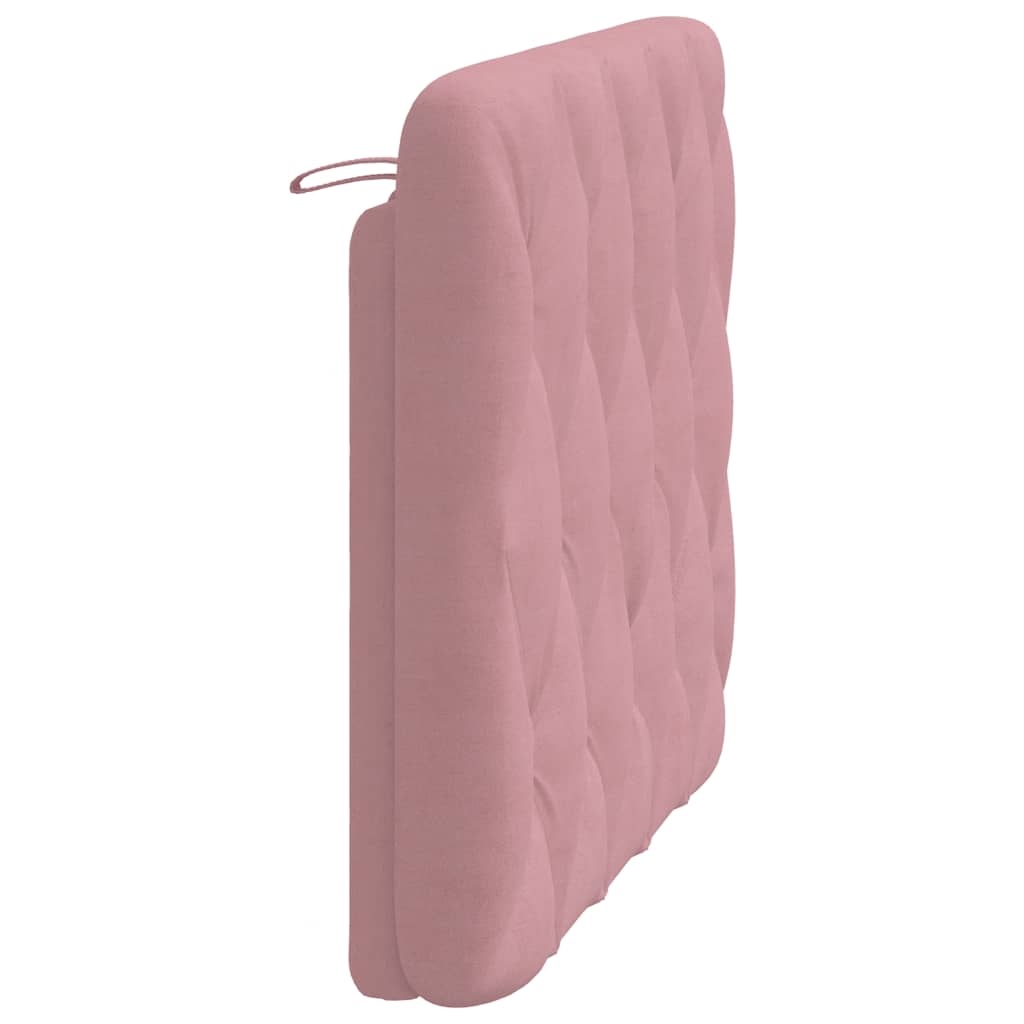 Cuscino Testiera Rosa 100 cm in Velluto
