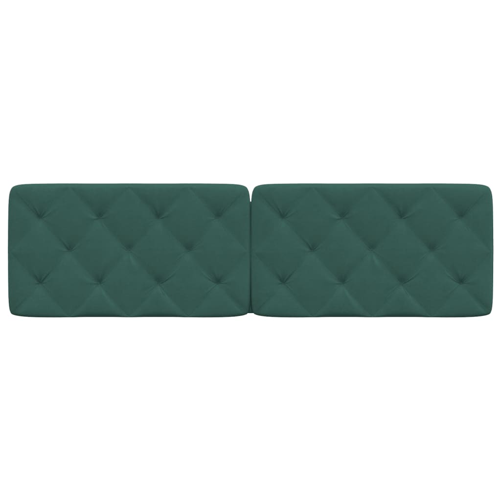 Cuscino Testiera Verde Scuro 180 cm in Velluto