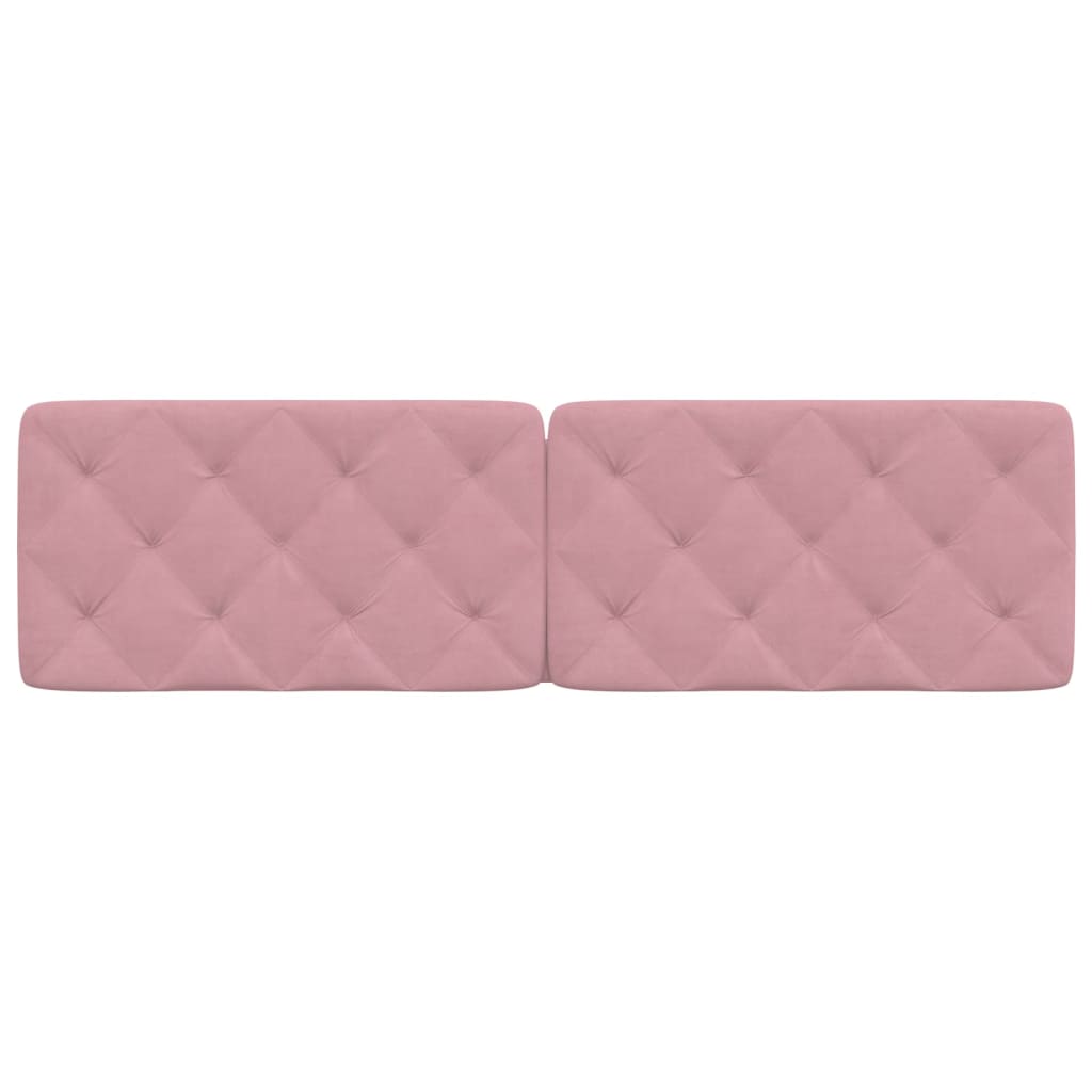 Cuscino Testiera Rosa 180 cm in Velluto