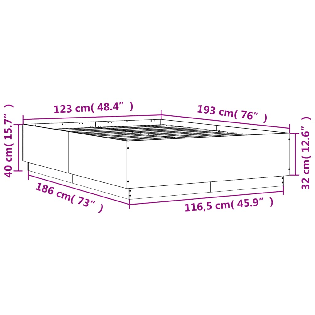 Giroletto Grigio Cemento 120x190 cm in Legno Multistrato | homemem39