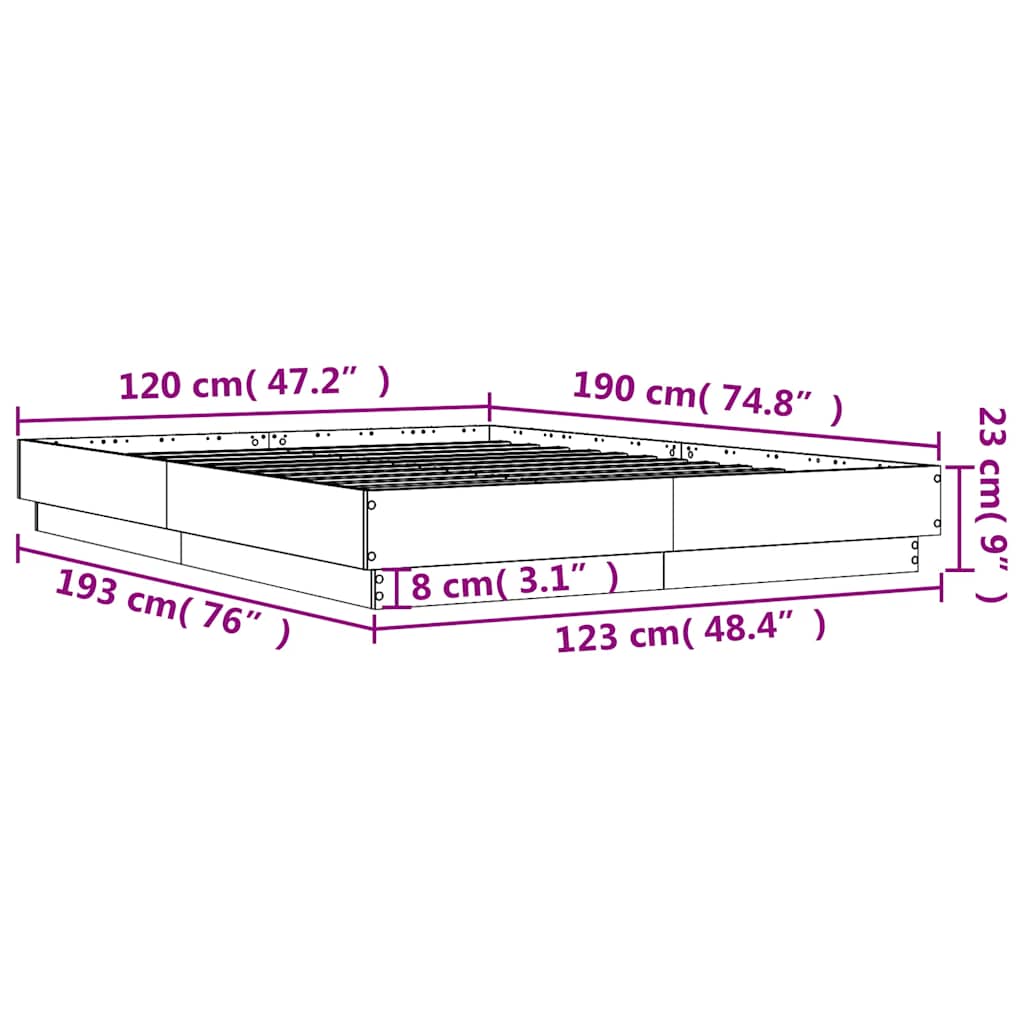 Giroletto Bianco 120x190 cm in Legno Multistrato | homemem39