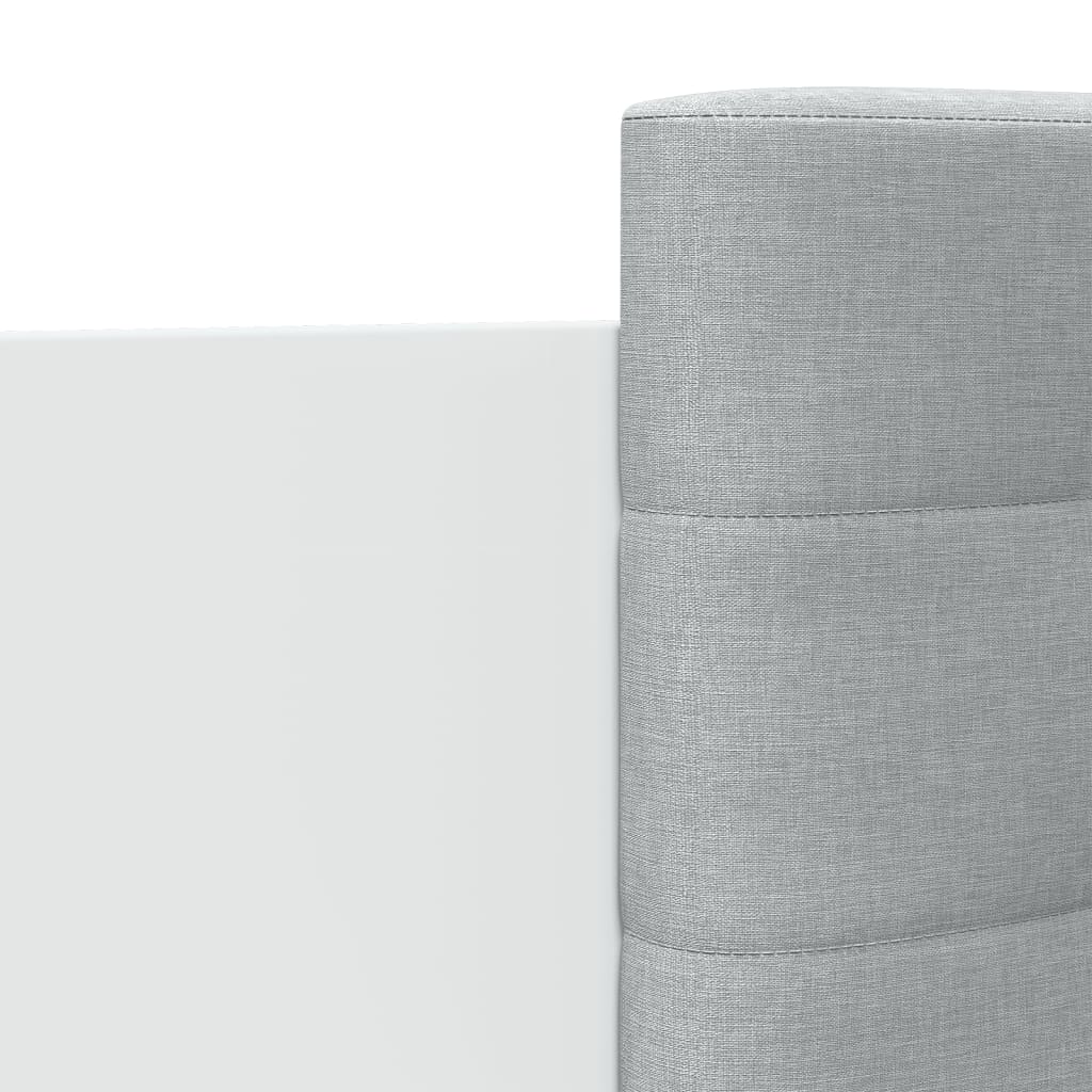 Giroletto con Testiera Bianco 90x190 cm in Legno Multistrato