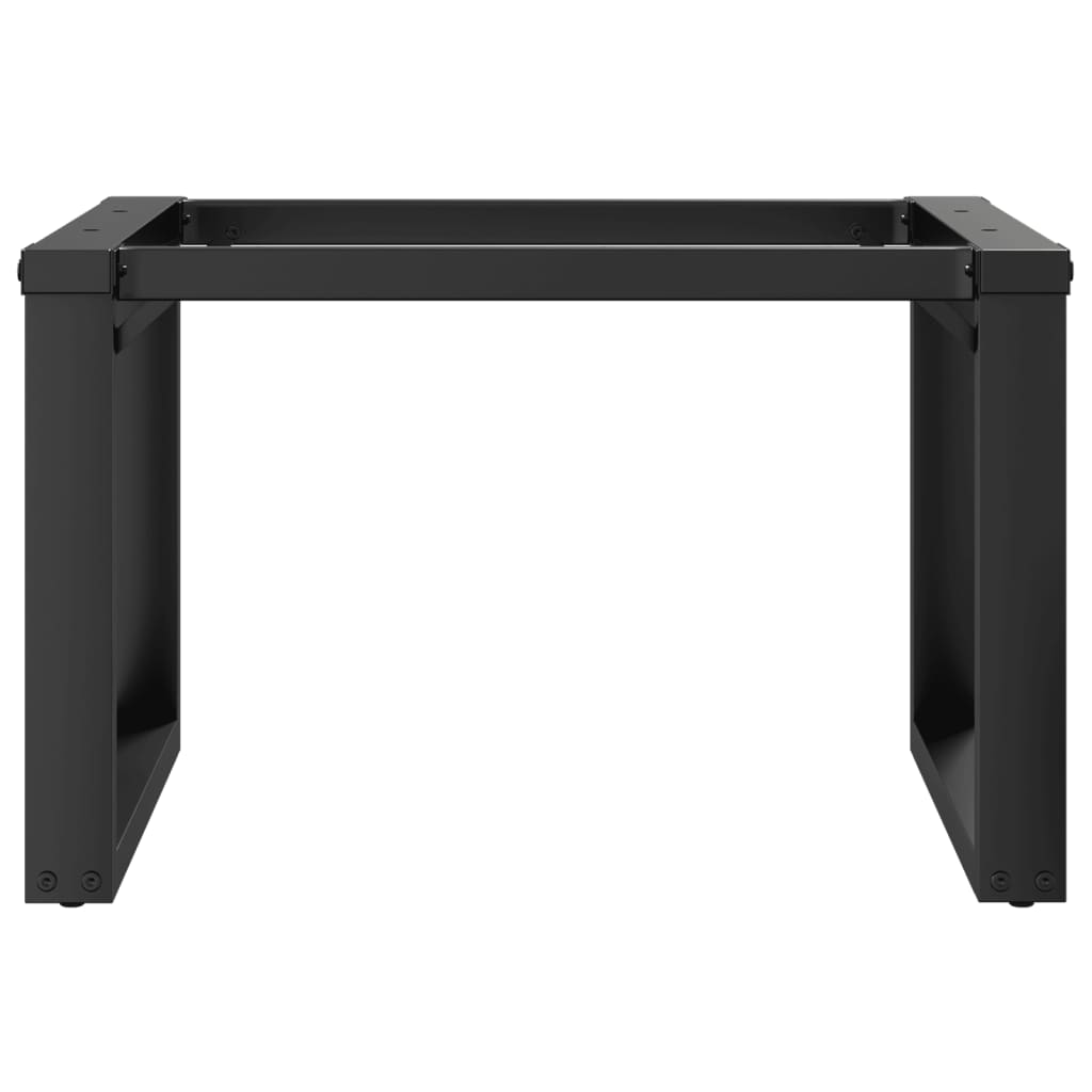 Telaio Gambe a O per Tavolino da Salotto 50x40x38 cm in Acciaio