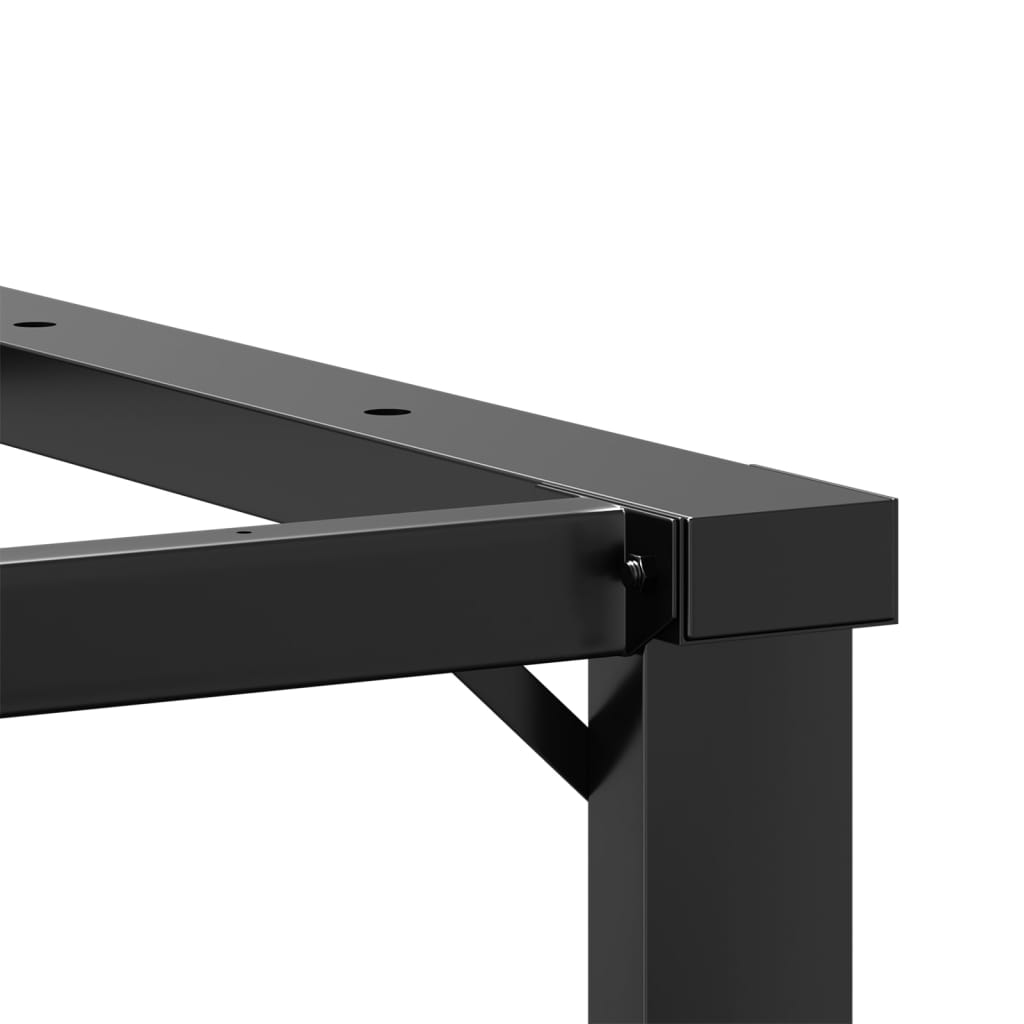 Telaio Gambe a O per Tavolino da Salotto 50x40x38 cm in Acciaio