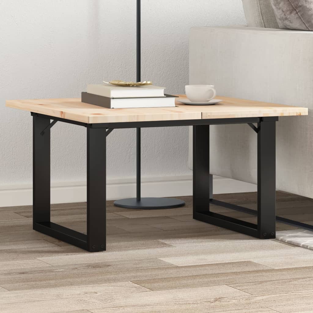 Telaio Gambe a O per Tavolino da Salotto 60x50x38 cm in Acciaio