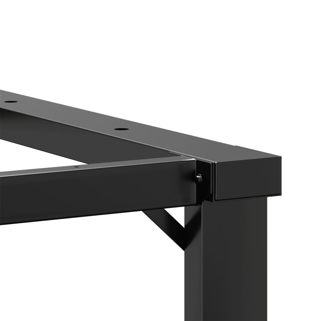 Telaio Gambe a O per Tavolino da Salotto 60x40x38 cm in Acciaio