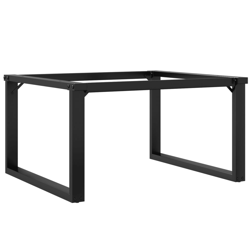 Telaio Gambe a O per Tavolino da Salotto 70x60x43 cm in Acciaio