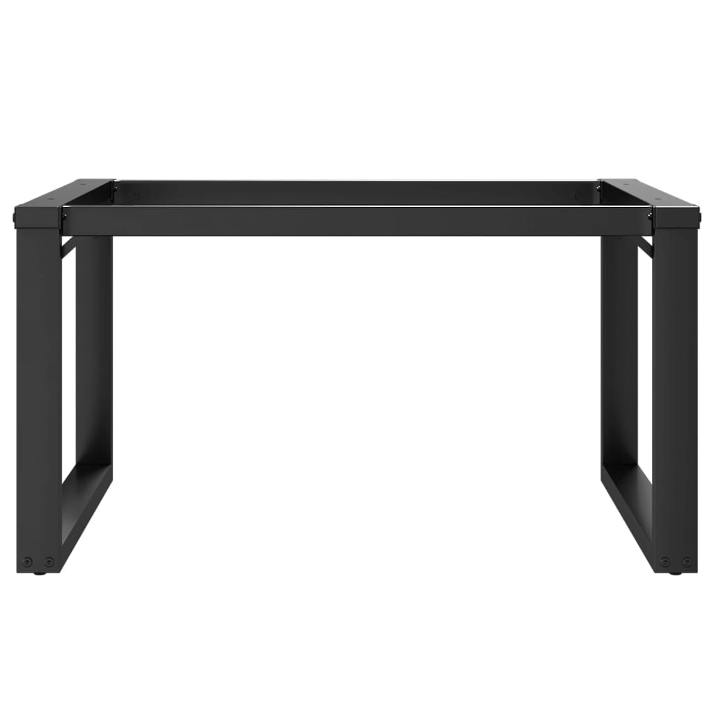 Telaio Gambe a O per Tavolino da Salotto 70x60x43 cm in Acciaio