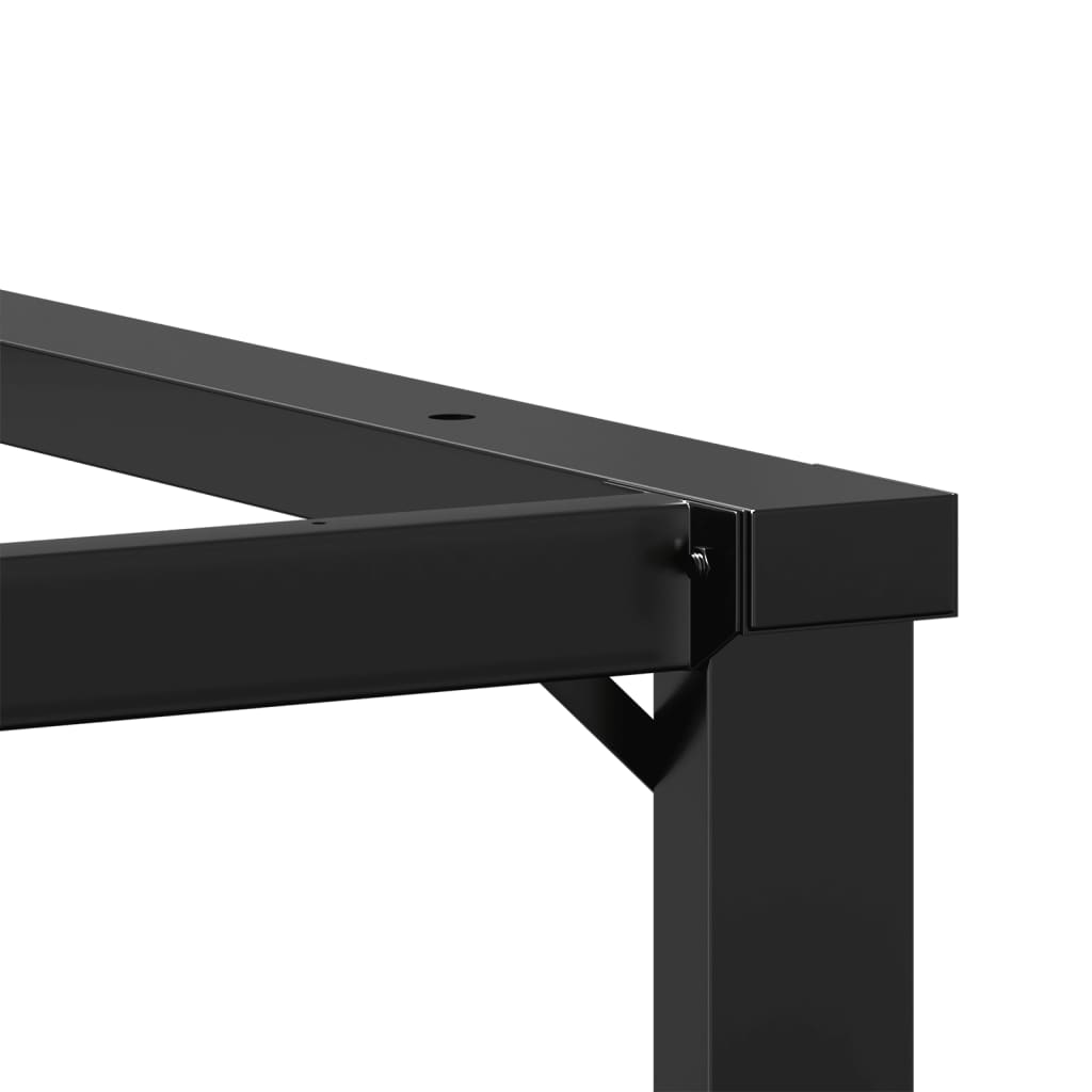 Telaio Gambe a O per Tavolino da Salotto 70x60x43 cm in Acciaio