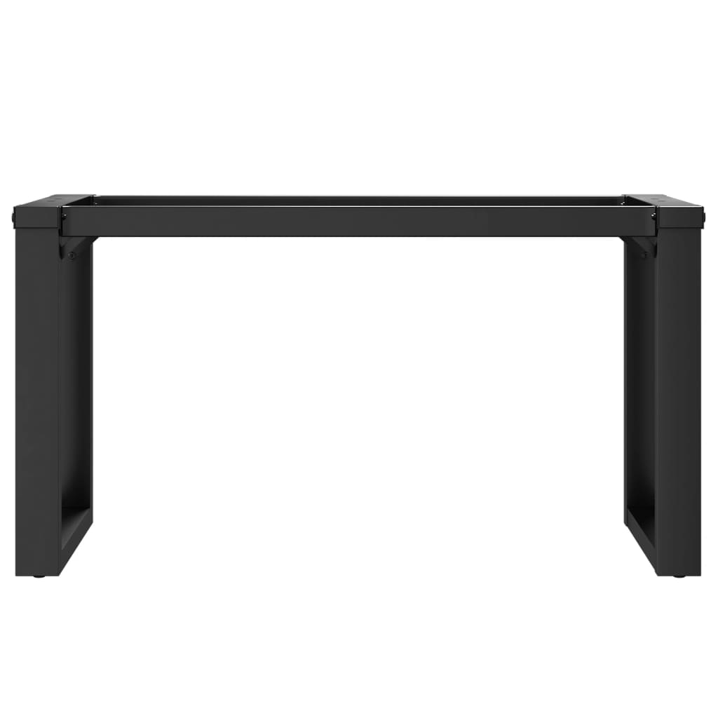 Telaio Gambe a O per Tavolino da Salotto 80x40x43 cm in Acciaio