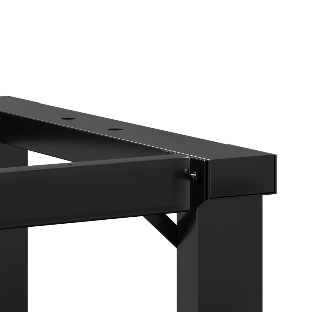 Telaio Gambe a O per Tavolino da Salotto 90x30x43 cm in Acciaio