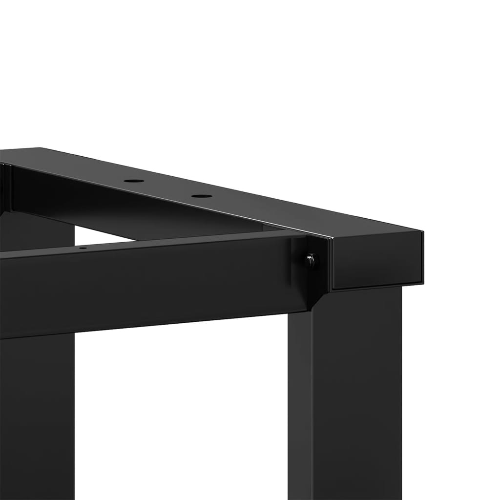Telaio Gambe a O per Tavolino da Salotto 140x30x43cm in Acciaio