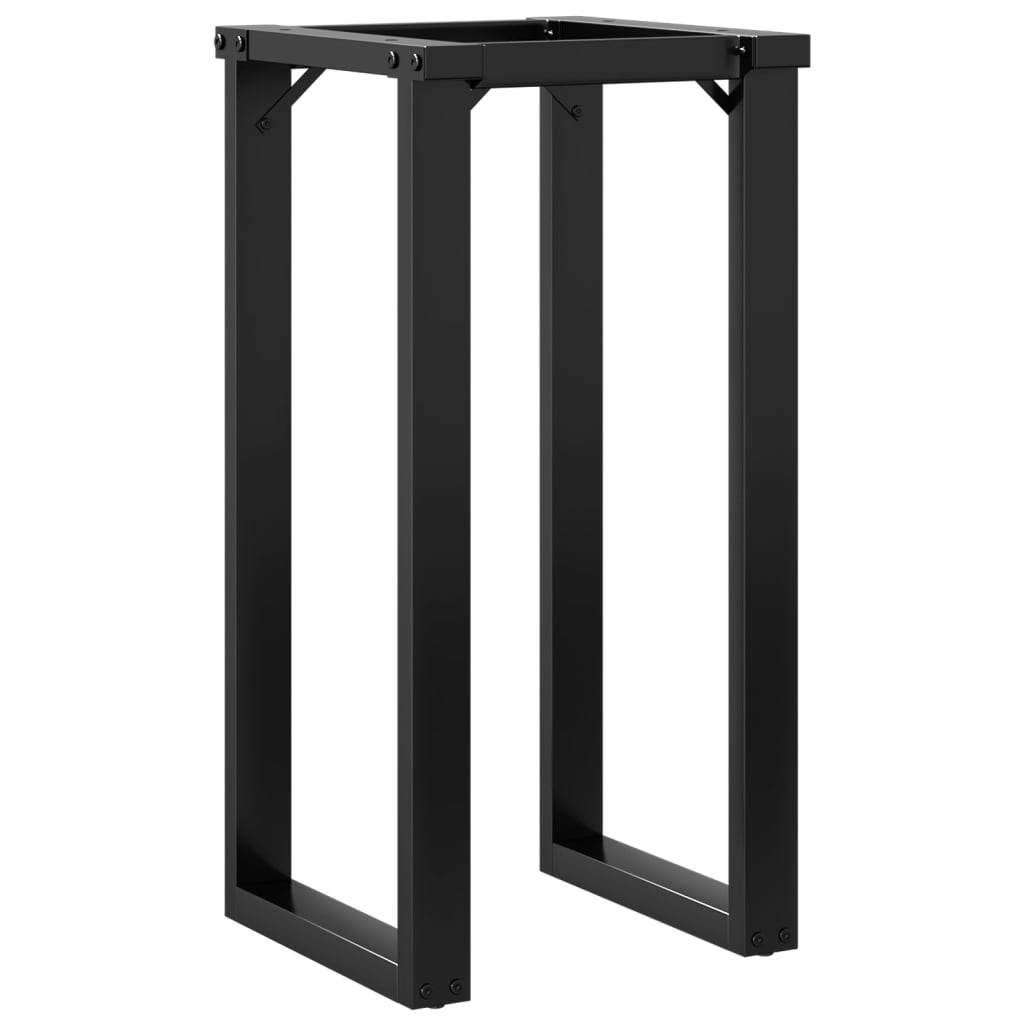 Telaio Gambe a O per Tavolo da Pranzo 40x40x73 cm in Acciaio