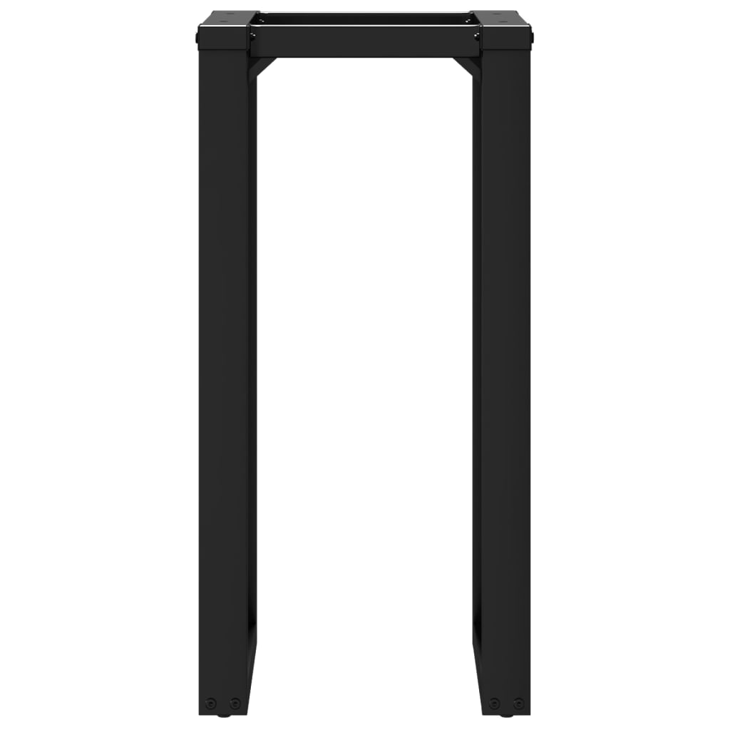 Telaio Gambe a O per Tavolo da Pranzo 40x40x73 cm in Acciaio