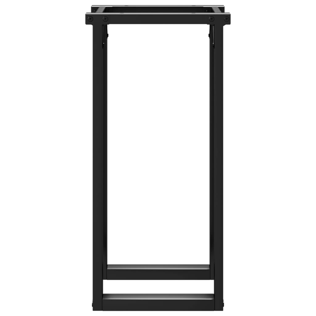 Telaio Gambe a O per Tavolo da Pranzo 40x40x73 cm in Acciaio