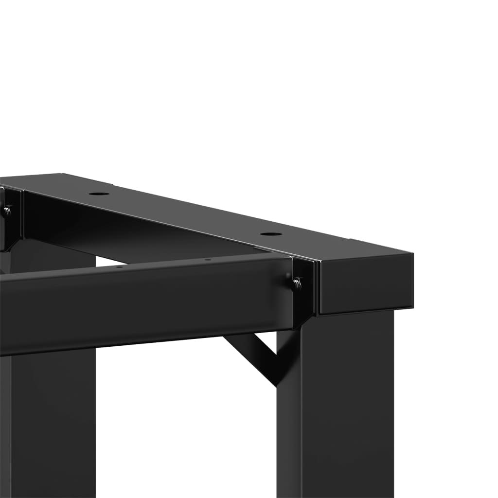 Telaio Gambe a O per Tavolo da Pranzo 40x40x73 cm in Acciaio