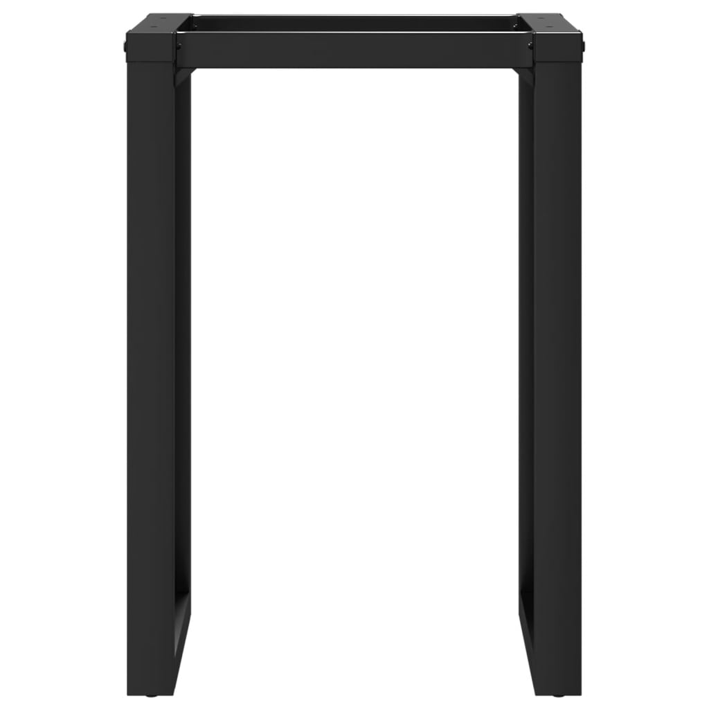 Telaio Gambe a O per Tavolo da Pranzo 50x40x73 cm in Acciaio
