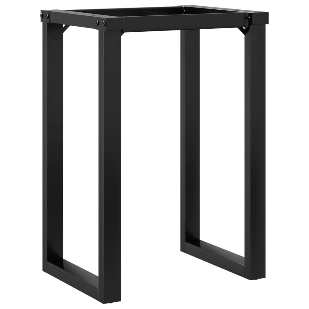 Telaio Gambe a O per Tavolo da Pranzo 60x50x73 cm in Acciaio
