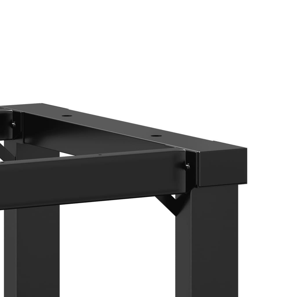 Telaio Gambe a O per Tavolo da Pranzo 60x50x73 cm in Acciaio