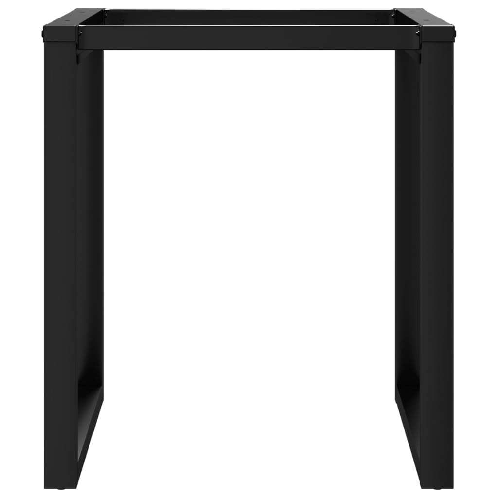 Telaio Gambe a O per Tavolo da Pranzo 60x60x73 cm in Acciaio