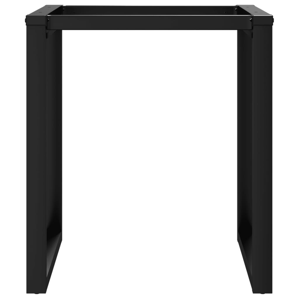 Telaio Gambe a O per Tavolo da Pranzo 70x70x73 cm in Acciaio