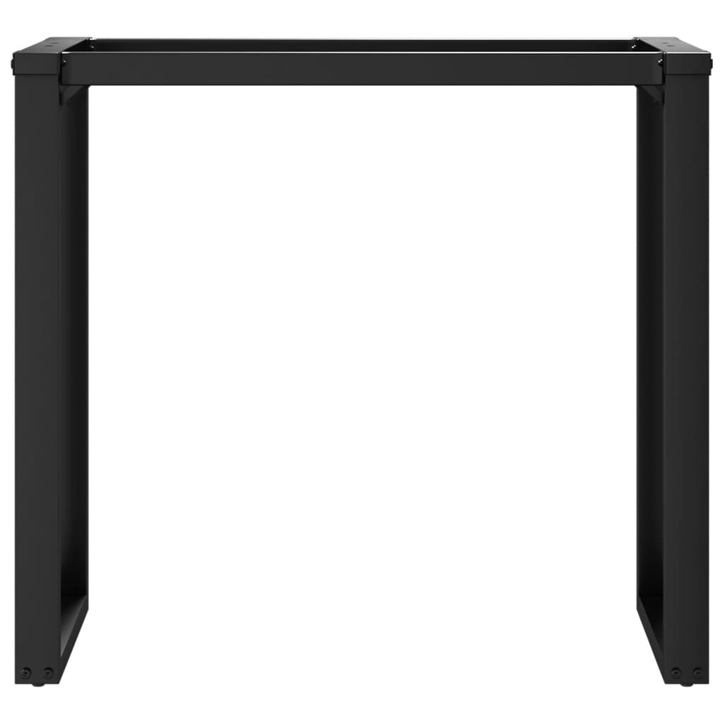 Telaio Gambe a O per Tavolo da Pranzo 80x40x73 cm in Acciaio