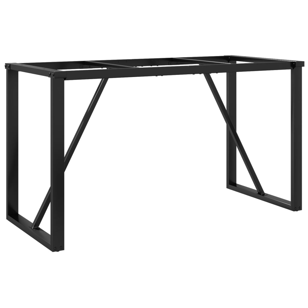 Telaio Gambe a O per Tavolo da Pranzo 140x60x73 cm in Acciaio