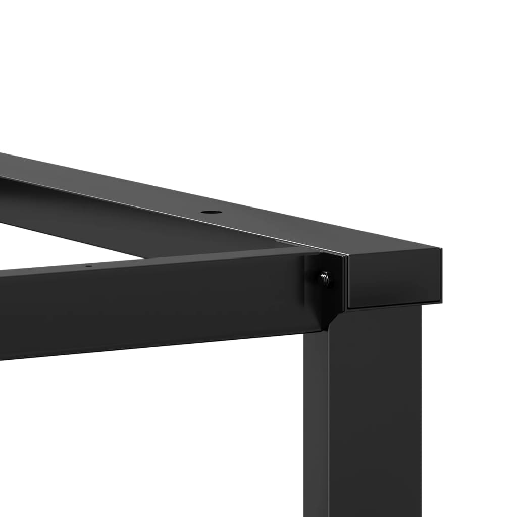 Telaio Gambe a O per Tavolo da Pranzo 140x60x73 cm in Acciaio