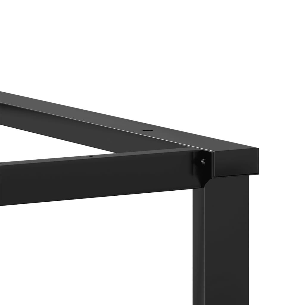 Telaio Gambe a O per Tavolo da Pranzo 160x80x73 cm in Acciaio