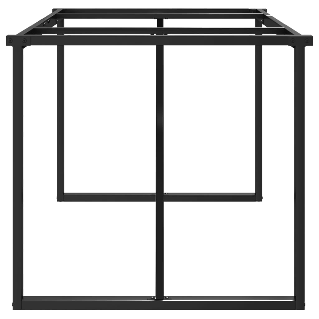Telaio Gambe a O per Tavolo da Pranzo 180x80x73 cm in Acciaio