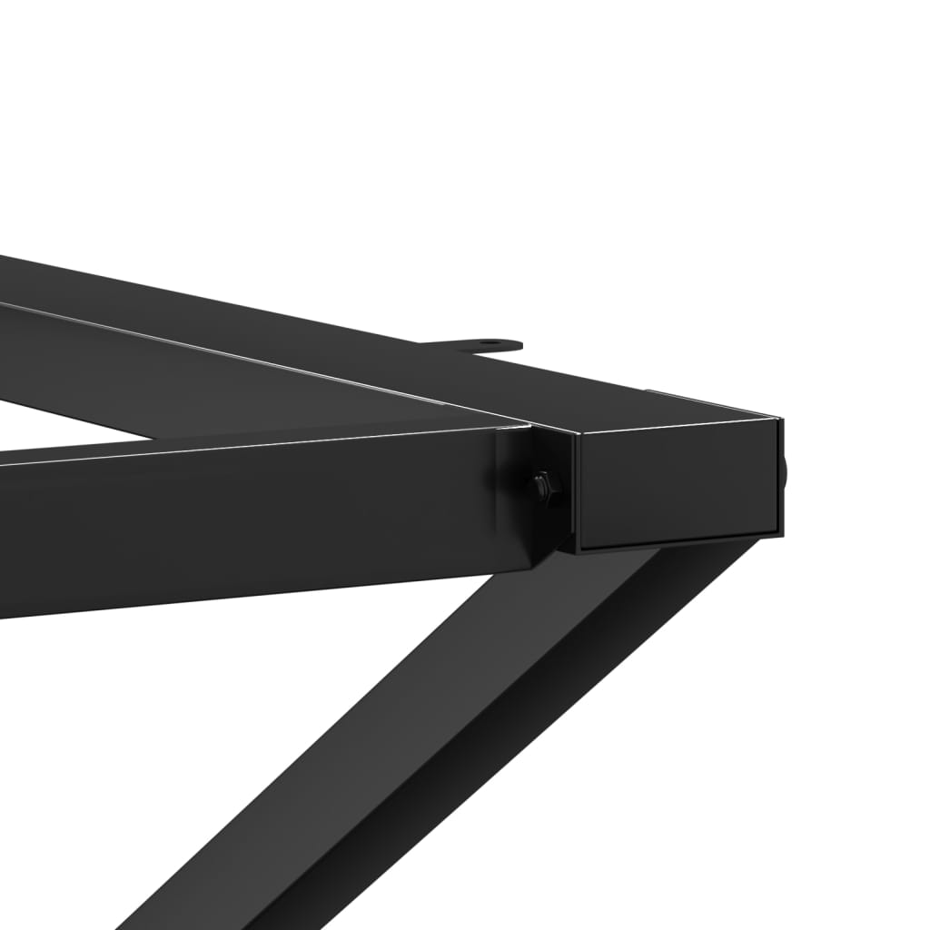 Telaio Gambe a X per Tavolino da Salotto 80x70x43 cm in Acciaio