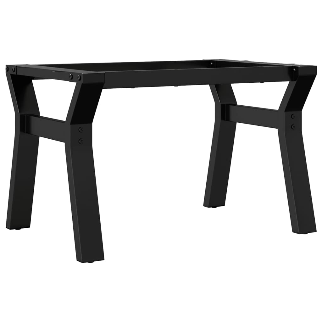 Telaio Gambe a Y per Tavolino da Salotto 60x40x38 cm in Acciaio