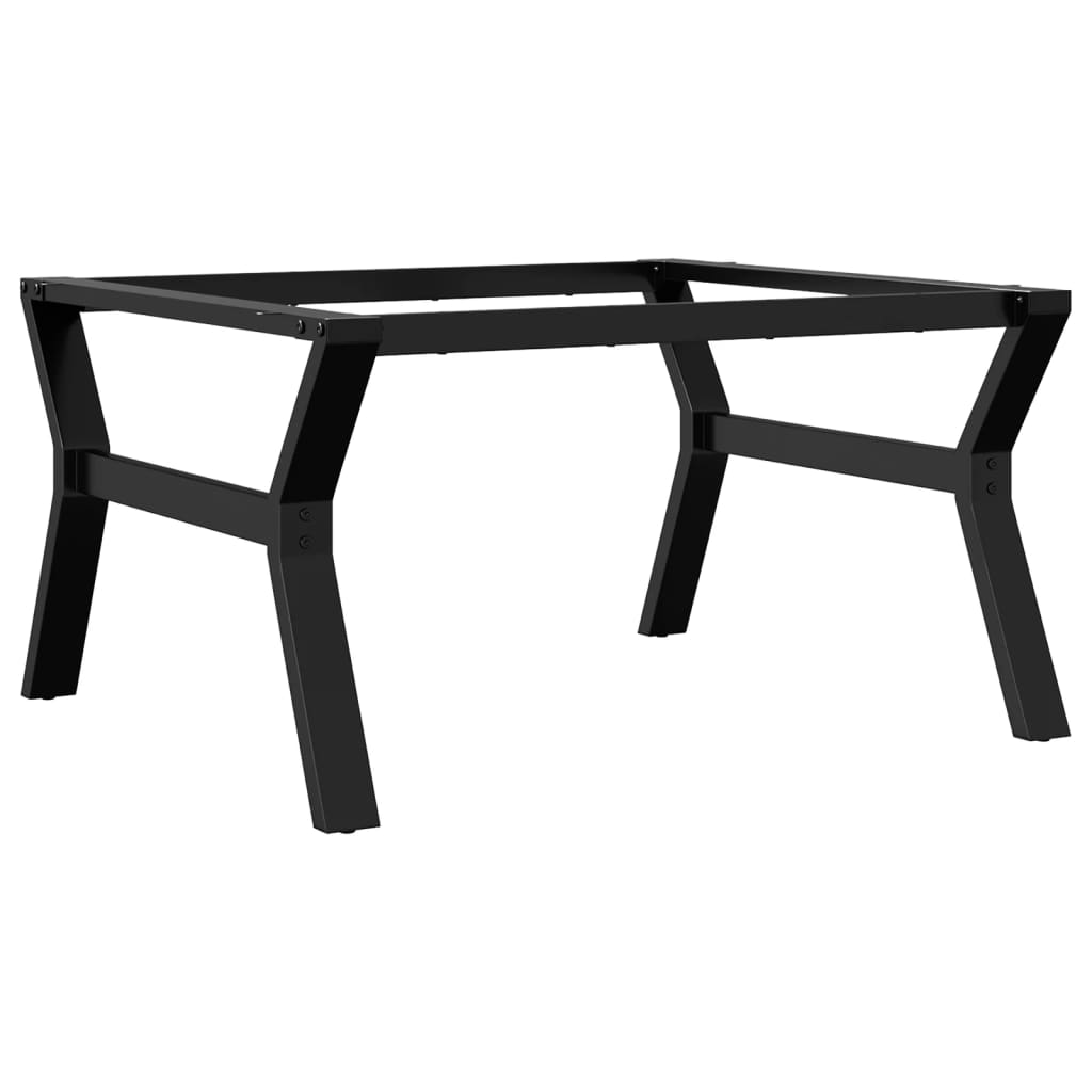Telaio Gambe a Y per Tavolino da Salotto 80x70x43 cm in Acciaio