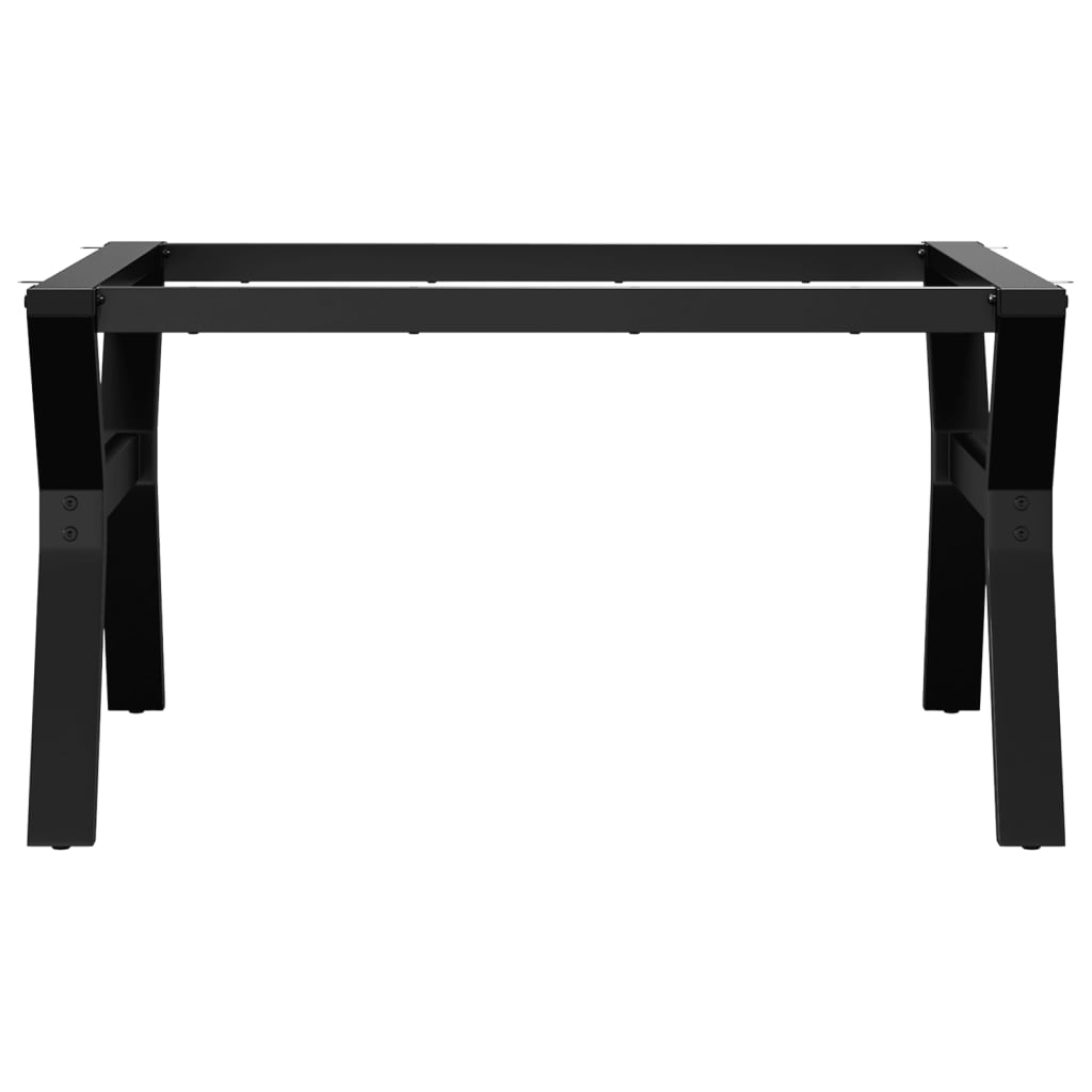Telaio Gambe a Y per Tavolino da Salotto 80x70x43 cm in Acciaio
