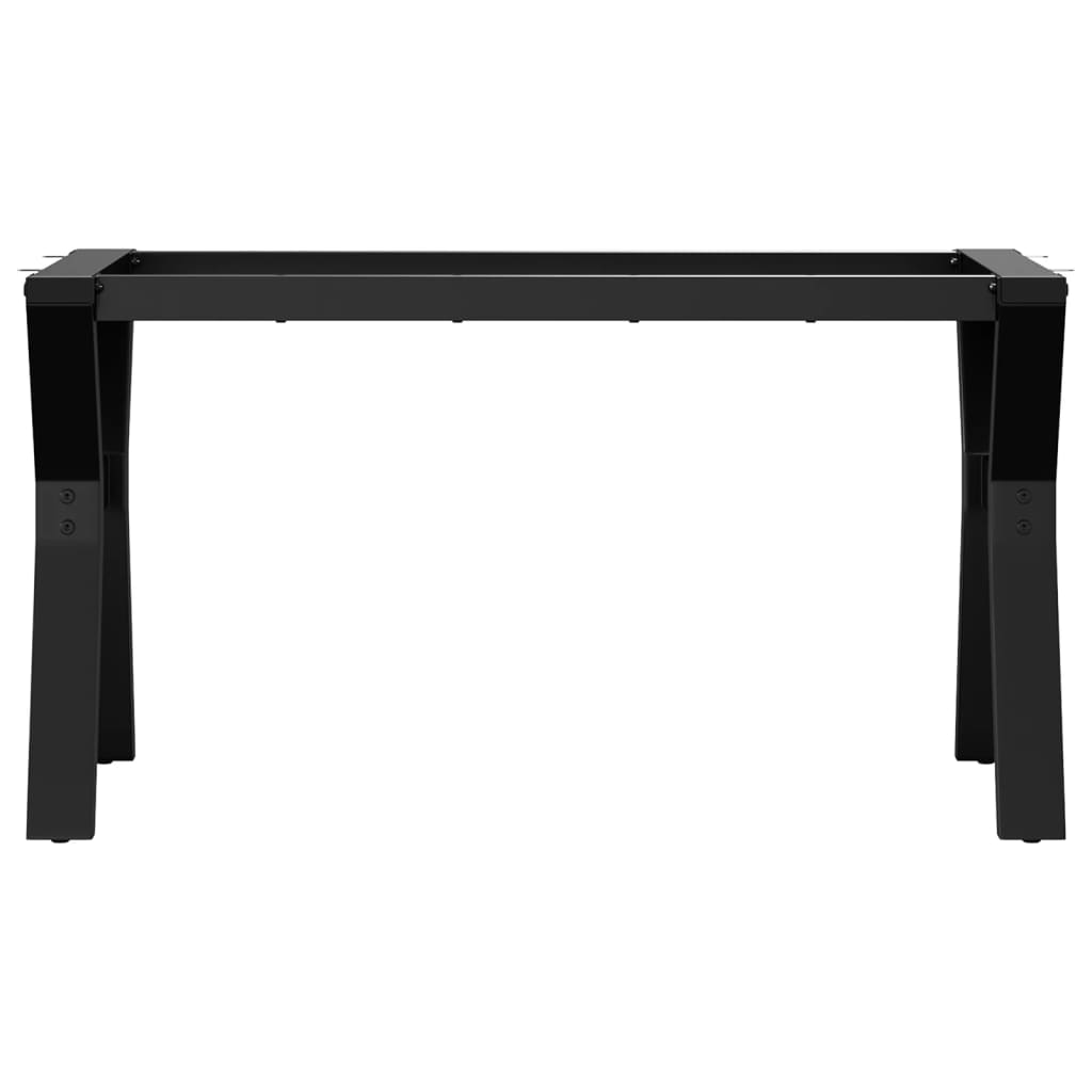 Telaio Gambe a Y per Tavolino da Salotto 80x40x43 cm in Acciaio