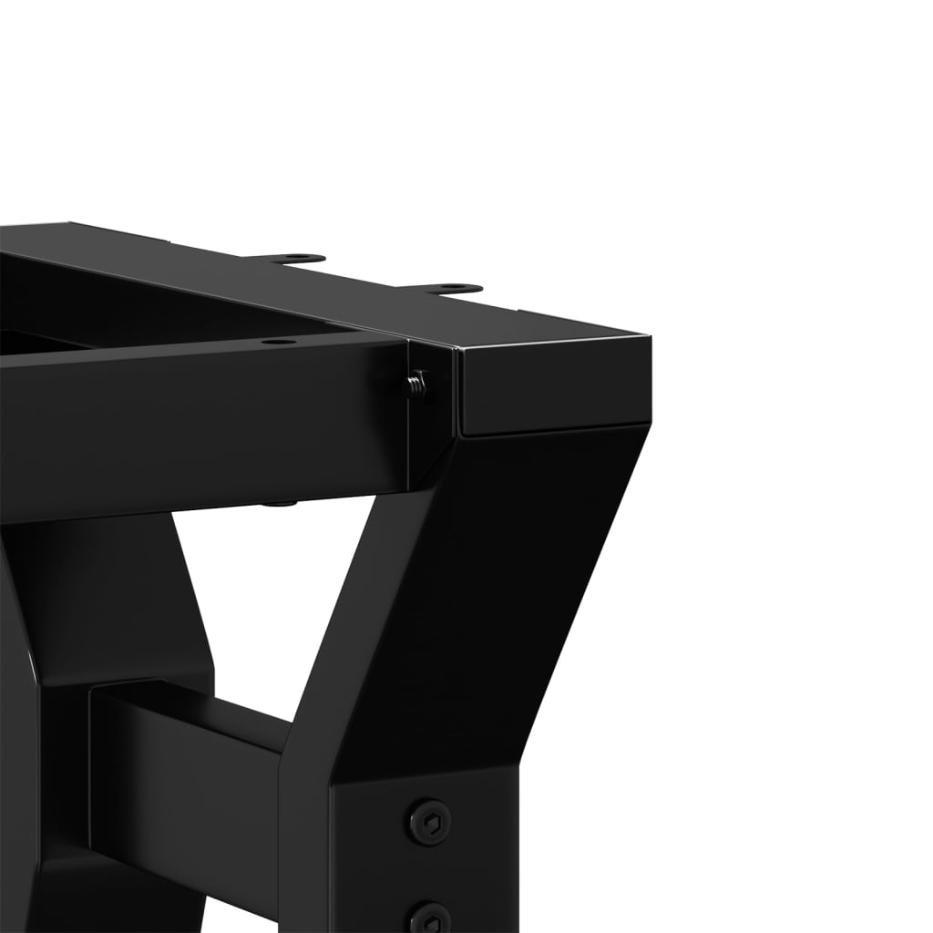 Telaio Gambe a Y per Tavolino da Salotto 80x40x43 cm in Acciaio