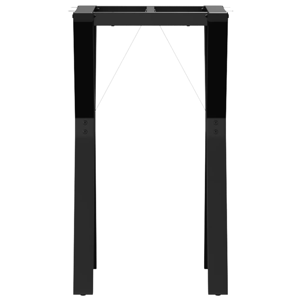 Telaio Gambe a Y per Tavolo da Pranzo 40x40x73 cm in Acciaio