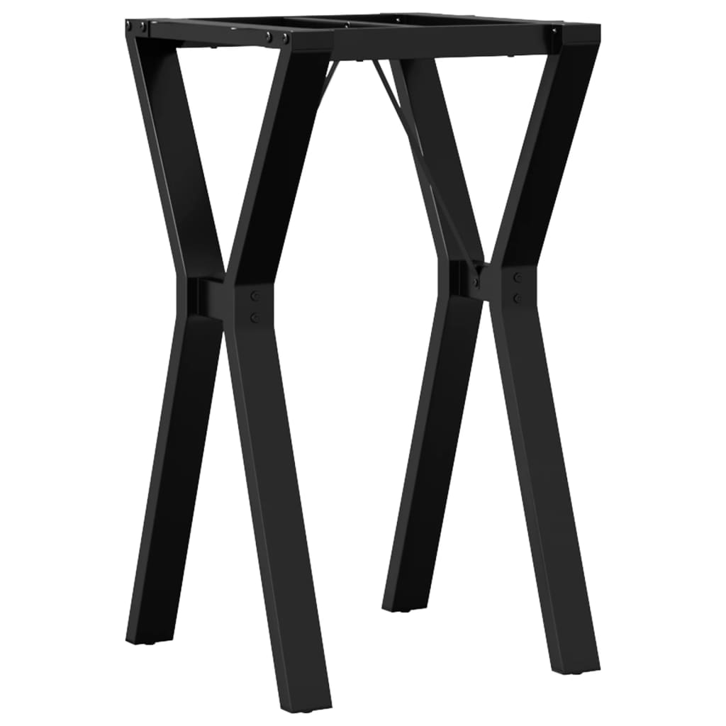 Telaio Gambe a Y per Tavolo da Pranzo 40x40x73 cm in Acciaio